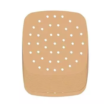 Упаковка из 100 листов бумаги для выпечки Водонепроницаемые подложки Коврики для фритюрницы на пару Термостойкие противни для микроволновки Подложки Инструменты