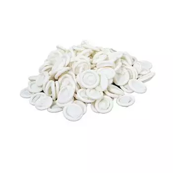 Упаковка из 100 одноразовых напальчников из латекса, защитные напальчники, мягкие напальчники для татуировок 100