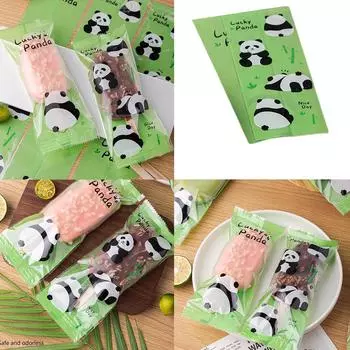 Упаковка из 100 шт. прозрачных упаковочных пакетов для мороженого, удобная обертка для леденцов на палочке, пищевой пакет для вечеринок A