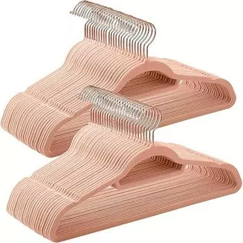 Упаковка из 10 бархатных вешалок, вешалка для одежды с поворотным крючком розового золота, нескользящая и экономящая место 10pcs серый