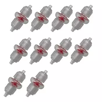 Упаковка из 10 обратных клапанов для аквариумных воздушных насосов, трубка 3/16 дюйма, односторонний поток воздуха, предотвращение обратного потока, аксессуары для аквариума C