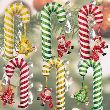 Упаковка из 10 рождественских украшений, топливных подметальных подарков, праздничного украшения, рождественской елки 10pcs