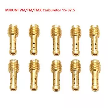 Упаковка из 10 шт. мотоциклетных пилотных жиклеров 8 выпускных отверстий 15-37,5 для карбюратора VM/TM-TMX VM22/210 AX100-EN GN-TZR TM-TMS, прочный