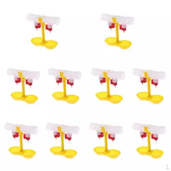 Упаковка из 10 штук, Bird Coop Double Cups Автоматическая поилка для птиц, курятник, домашняя птица