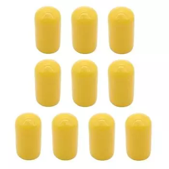 Упаковка из 10 универсальных вакуумных колпачков диаметром 6 мм. Винт для прокачки тормозов. Крышки для сосков. Прочное стильное решение для обслуживания труб.