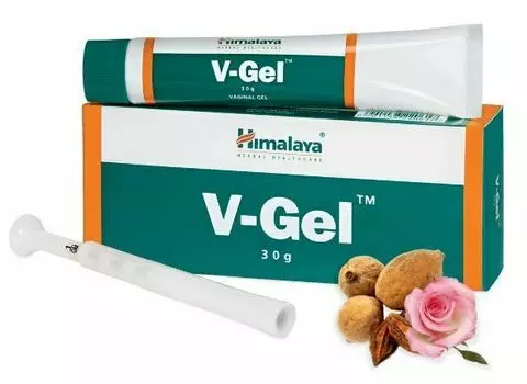 Упаковка из 10 X Himalaya V-Gel 30 г