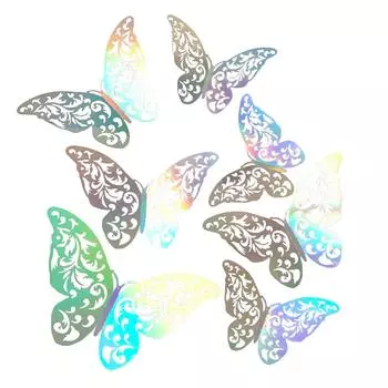 Упаковка из 12 наклеек на стену, самоклеящиеся наклейки, наклейки на насекомых, съемные наклейки на дверь спальни, холодильник, вечеринку