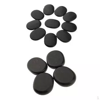 Упаковка из 14 камней для теплотерапии, спа, массажа, облегчения боли, 2 размера