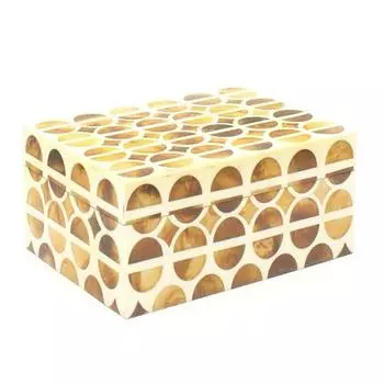 Упаковка из 1 маленькой шкатулки для украшений Canary из эпоксидной смолы