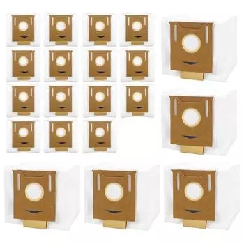 Упаковка из 20 мешков для пыли для пылесосов Ecovacs Deebot Ozmo T8, T8+ T8 AIVI, N8 Pro Plus, N8 Pro, T9 AIVI, T9 PRO белый