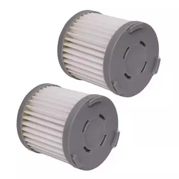 Упаковка из 2 картриджных фильтров Эффективные фильтры для сбора пыли Запасная часть Подходит для большинства моделей пылесосов для влажной и сухой уборки