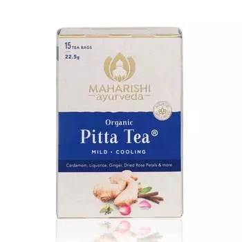 Упаковка из 2 полностью натуральных чайных пакетиков Питты Махариши Аюрведа, 15 пакетиков (22,5 г каждый)