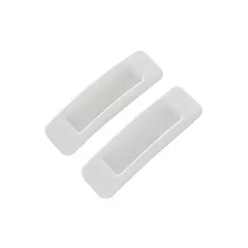 Упаковка из 2 ручек для шкафов, самоклеящиеся ручки для ящиков, съемные ручки для шкафов, комодов, раздвижные аксессуары белый