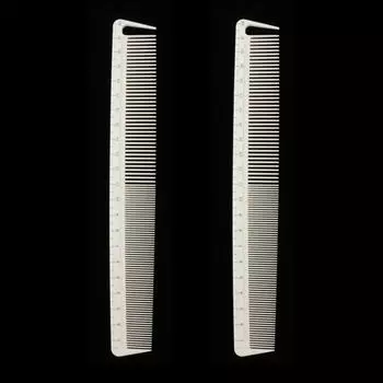 Упаковка из 2 шт. Парикмахерские смоляные расчески, тонкие и широкие стрижки волос, термостойкие, антистатические
