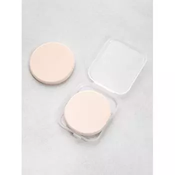 Упаковка из 2 штук Daiso Round Puffs с чехлом для переноски