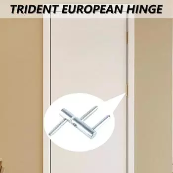 Упаковка из 2 стальных дверных петель для межкомнатных деревянных дверей Scharniere с грузоподъемностью 60 кг. Простая установка дверных петель для дома