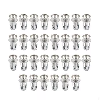 Упаковка из 30 лепестковых крепежных элементов для металлических настенных светильников M5x25