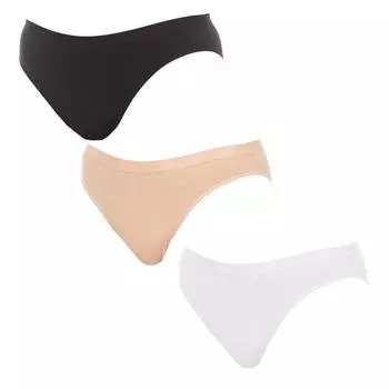 Упаковка из 3 трусиков Les Pockets D4H00 из эластичной ткани для женщин L разноцветный