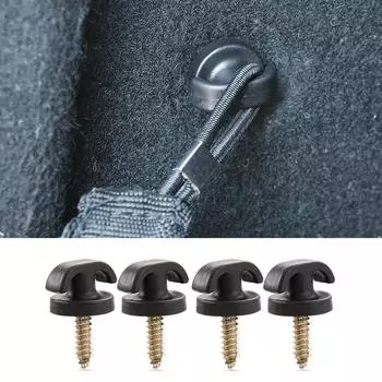 Упаковка из 4 крючков для багажника автомобиля, держатель для организации, съемный органайзер