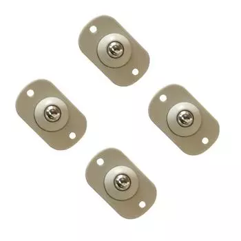 Упаковка из 4 липких роликов, самоклеящихся колес, вращающихся на 360 градусов, ящик для хранения, выдвижной ящик, малошумный ролик, переносной дом, ролик