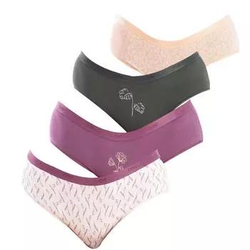 Упаковка из 4 пар брюк-кюлотов New York с подкладкой D4C202 для женщин S разноцветный