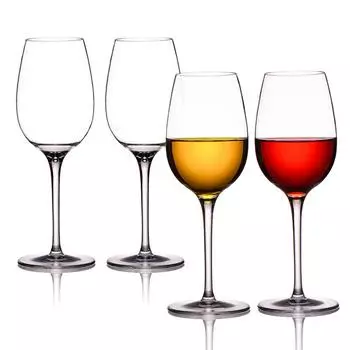 Упаковка из 4 шт. Пластиковые бокалы для вина на ножке, небьющиеся тритановые чашки для бара, домашнего бокала, кухни, столовой, бара, пластиковые 1-литровые чашки CN(Происхождение)