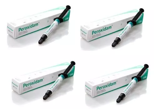 Упаковка из 4 шт. светоотверждаемого отбеливающего средства для защиты десен на основе пероксидама Liquid Rubber Dam, СДЕЛАНО В США