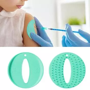 Упаковка из 4 уколов, уменьшающих боль, уколы, блокирующие боль, многоразовые уколы для иммунизации детей и взрослых зелёный