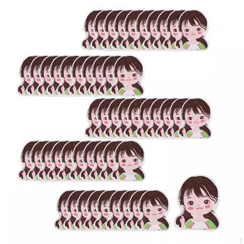 Упаковка из 50 карточек с заколками для волос для организации заколок и аксессуаров Style A