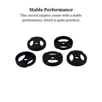 Упаковка из 5 адаптеров для пластинок Проигрыватель виниловых пластинок Audio Technicas Craftsmanship Фонограф