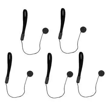 Упаковка из 5 шт. защитных колпачков для объектива, устойчивых к потере, ремешок для защиты объектива, предотвращающий потерю защитного кожуха объектива