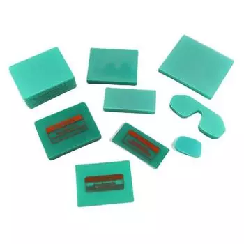 Упаковка из 5 защитных пленок для сварочных шлемов защищает линзы от сварочного шлака 97*50MM