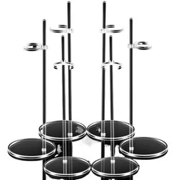 Упаковка из 6 подставок для кукол, пластиковая подставка для кукол для кукол 11,8 дюйма (Прозрачный, 25см) 25*9*9cm,6Pcs прозрачный