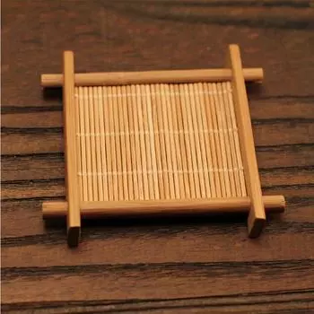 Упаковка из 6 шт. бамбуковый коврик для чайной кофейной чашки, кружка, чаша, подставка для мебели, защита от разливов капель