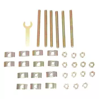 Упаковка из 6 стяжек для столешниц, мебельные стяжки-болты для сборки кровати, мясного блока, стола, для ежедневного использования 6PCS