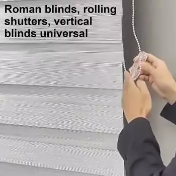 Упаковка из 8 шт. пластиковых прозрачных ручек для шнуров для жалюзи, рулонных штор, бусин, подвесок, утяжелителей для шнуров