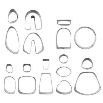 Упаковка из полимерной глины для домашнего печенья 18 шт. Стартер для формочек для выпечки