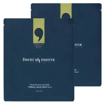 Упаковка масок для лица Dermal Matrix, 1 упаковка, 2 шт.