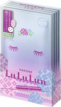 Упаковка масок для лица Lululun Hakone Lululun гортензия 1 шт x 5 пакетов (влажный аромат)