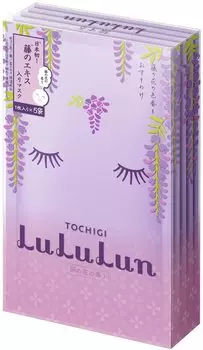 Упаковка масок для лица Lululun Tochigi Lululun flower 1 шт. x 5 пакетов (аромат глицинии)