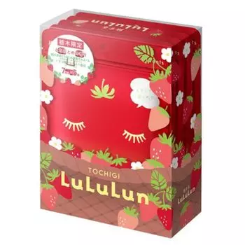 Упаковка масок для лица Lululun Tochigi Lululun 7 листов x 5 пакетов (Аромат точиотоме)