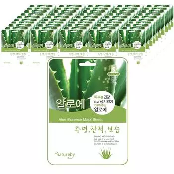Упаковка масок Nature by Aloe 50 листов, 1 упаковка, 50 штук