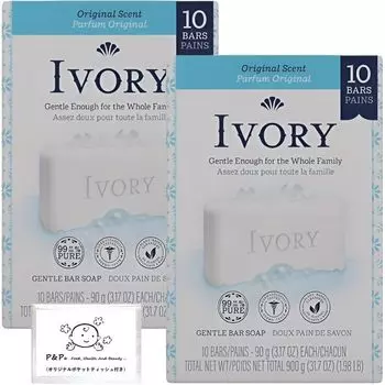 Упаковка мыла Ivory Soap Original 113 г Мыло 10 упаковок x 2 Подлинно импортный продукт с бонусом [2 комплекта]