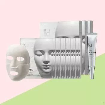 Упаковка пластыря ID, упаковка гипсовой маски, 3 коробки, 12 листов, светлая и влажная кожа, 3 упаковки
