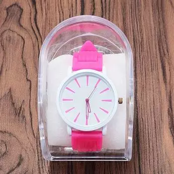 Упаковочная коробка для женских часов, держатель для часов, коробка для хранения часов, прозрачная пластиковая коробка для часов прозрачный