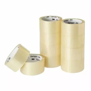 Упаковочная лента 3M Tartan Gum Tape 48 мм x 49 м 10 рулонов в упаковке 301T-4849-10R