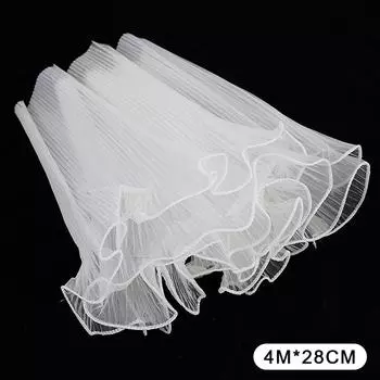 Упаковочные материалы 28X400 см Цветочная упаковочная бумага Перламутровая волна Пряжа Кружевная сетка Флористический букет Подарок на День святого Валентина