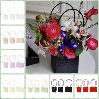 Упаковочный материал Сумка для упаковки букета Сумочка Цветочная сумка Сладкая цветочная коробка Цветочная упаковка