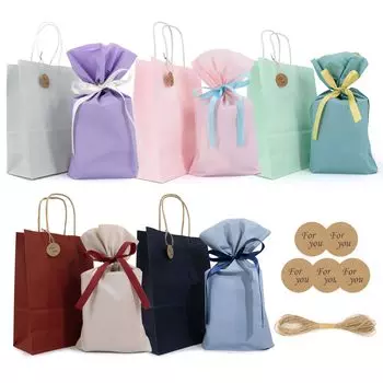 Упаковочный подарочный пакет в 3 штуках, подходящий для различных упаковочных бумаг, подарочная упаковка, подарочная упаковка, подарок на день рождения, подарок, подарочная упаковка, маленькая маленькая сумка,
