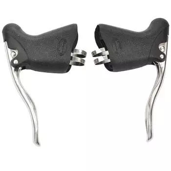 UPANBIKE Дорожный велосипед Тормозная дорожка Велосипедный руль Тормозная ручка Комплект ручек, Велосипед, (Серебряный)